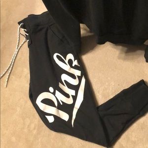 Matching PINK sweatshirt and joggers